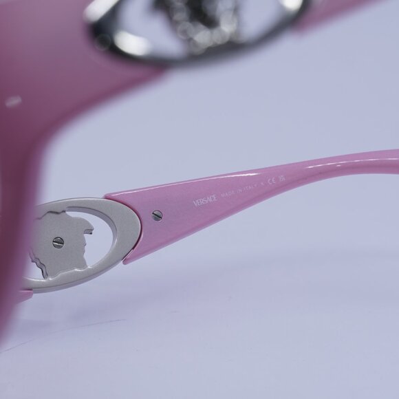 Versace VE4485 5521/Z Sunglasses Shiny Pink Cat Eye Frame, Pink Lenses main image 4